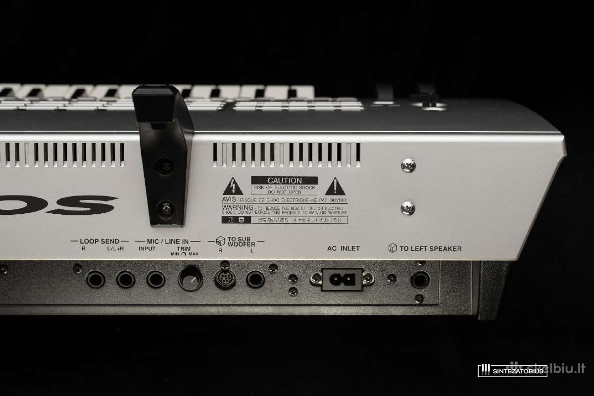 Yamaha Tyros (1st gen) sintezatorius - nuotraukos Nr. 16