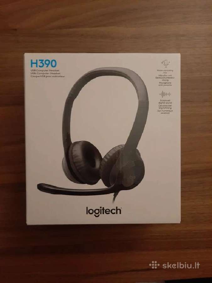 Logitech H390 ausinės