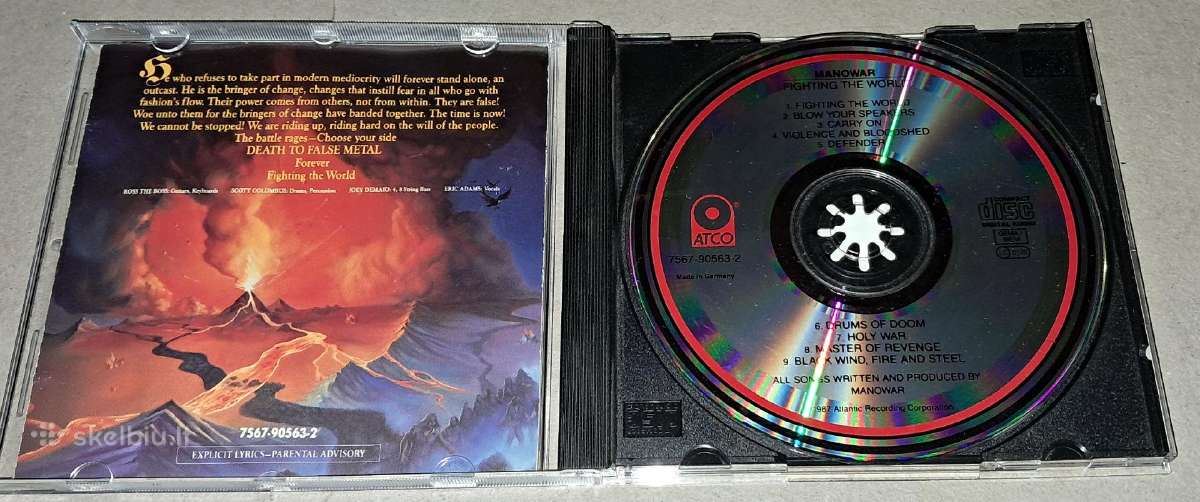 Manowar – Fighting The World (Audio CD) - nuotraukos Nr. 3