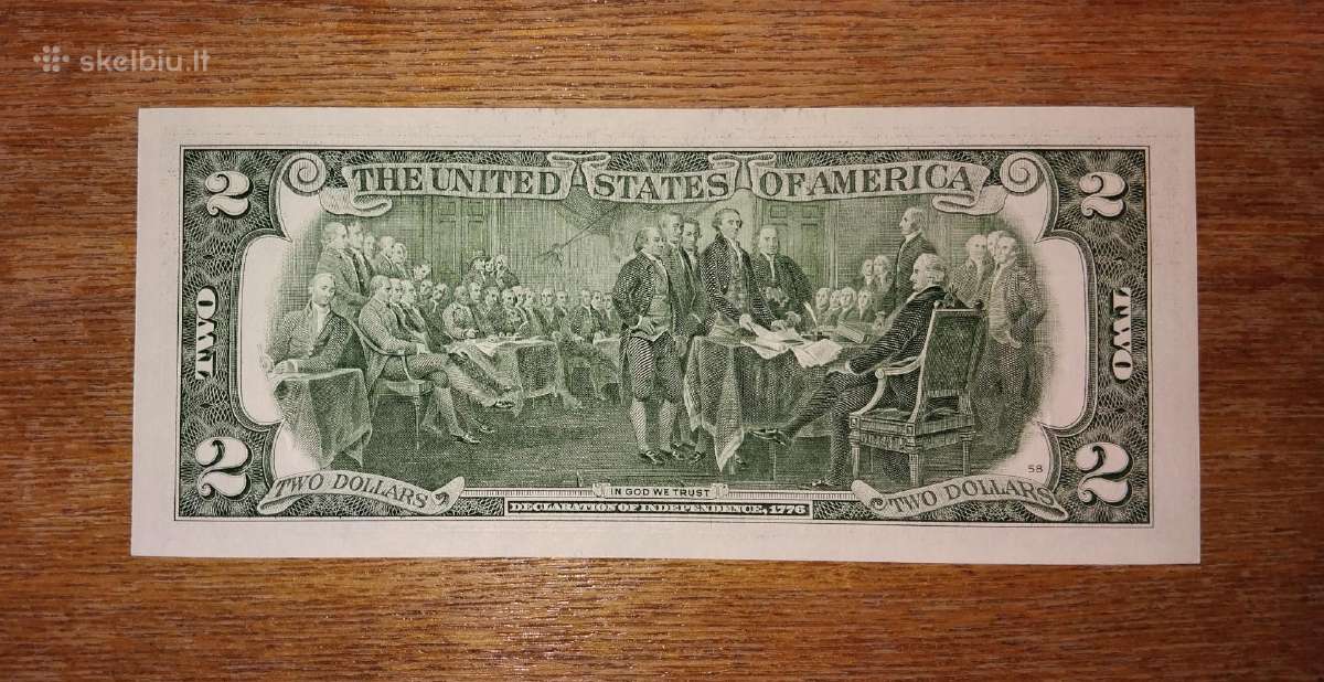 JAV 2 $ banknotas - nuotraukos Nr. 2