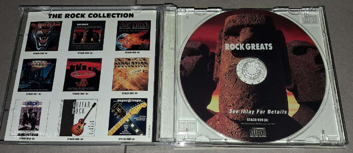 Rock Greats - 20 Of The Cream Of Rock (Audio CD) - nuotraukos Nr. 3