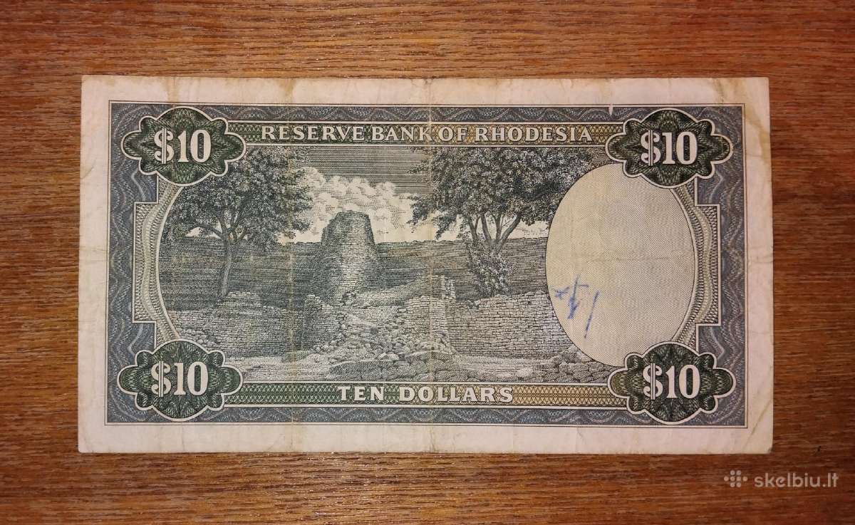 Rodeža 10 $ banknotas - nuotraukos Nr. 2