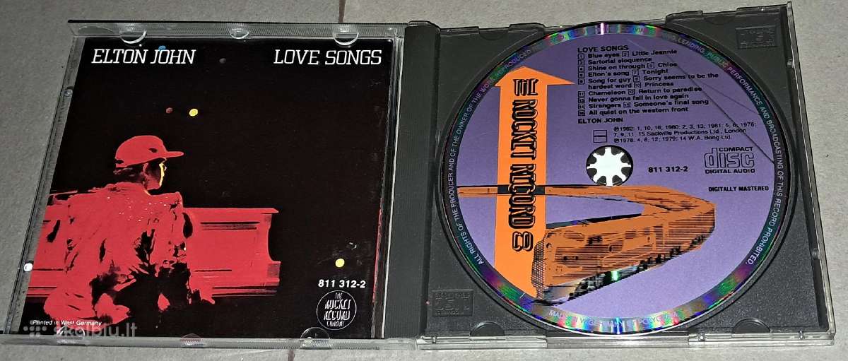 Elton John – Love Songs (Audio CD) - nuotraukos Nr. 3