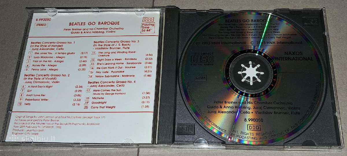 Beatles Go Baroque (Audio CD) - nuotraukos Nr. 3
