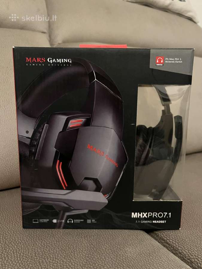 Žaidimų ausinės Marsgaming - Mhxpro7.1