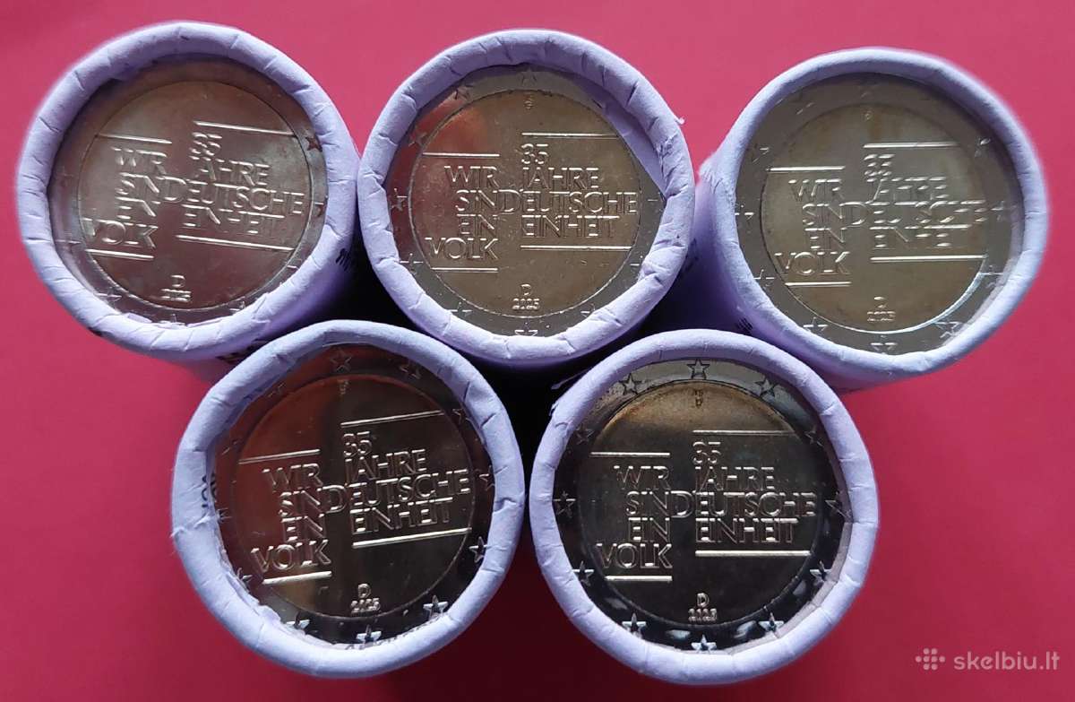 Vokietija 2025m.2€ Susivienijimo 35-metis -ritinel