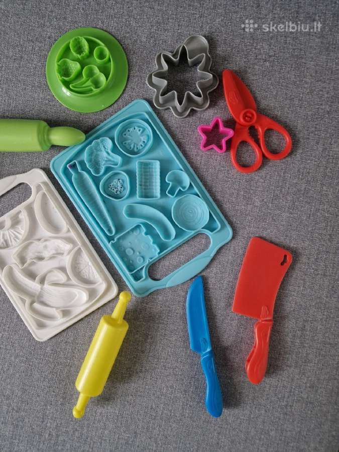 Play-doh formelės, pjaustymo lentelės, peiliai - nuotraukos Nr. 2
