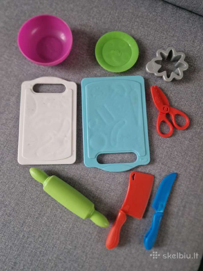 Play-doh formelės, pjaustymo lentelės, peiliai - nuotraukos Nr. 5