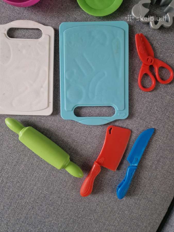 Play-doh formelės, pjaustymo lentelės, peiliai - nuotraukos Nr. 6
