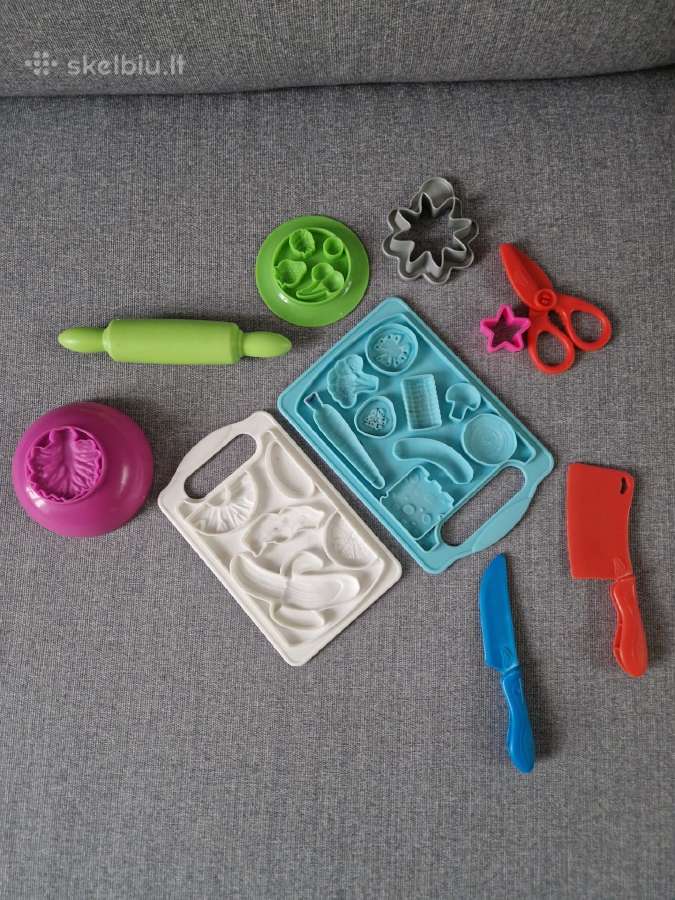 Play-doh formelės, pjaustymo lentelės, peiliai - nuotraukos Nr. 7
