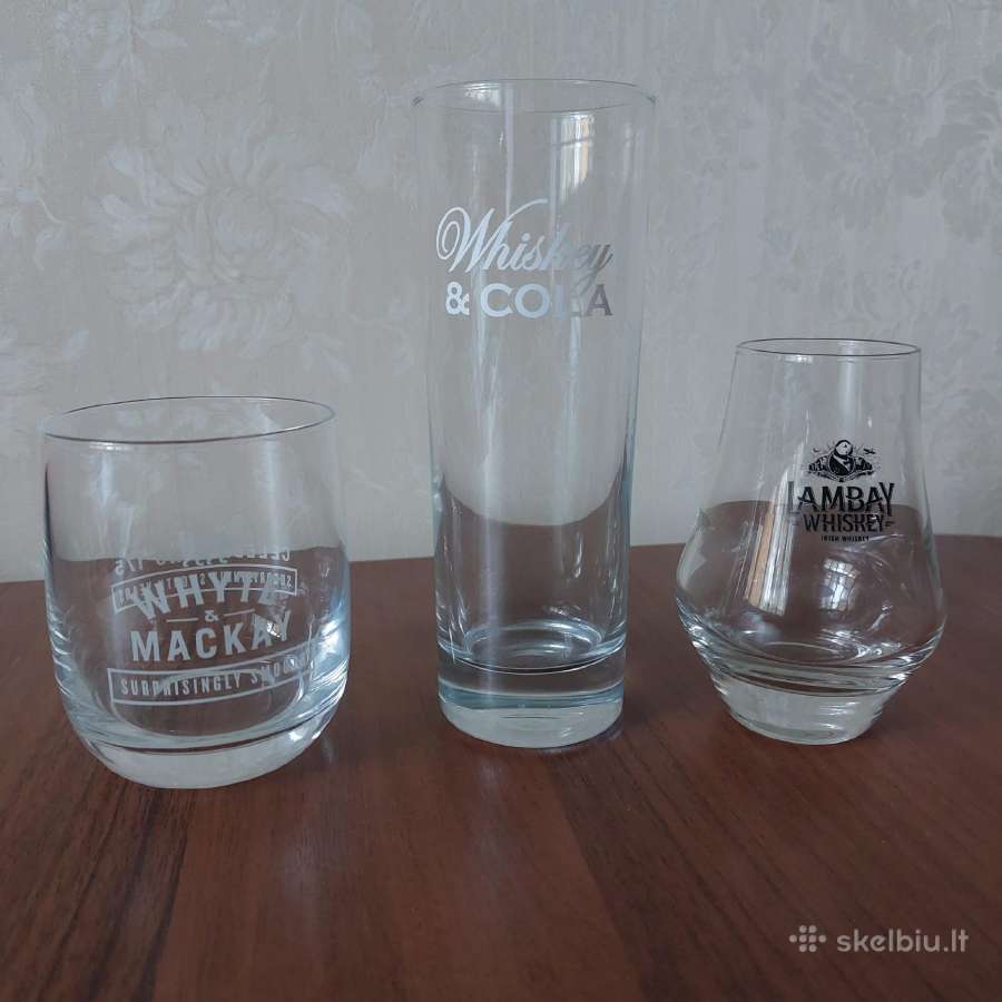 Viskio bokalai Whiskey glasses ( iš kolekcijos ) - nuotraukos Nr. 15