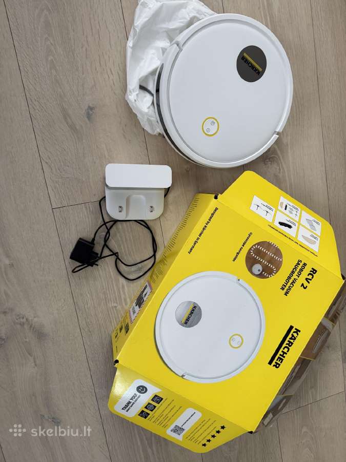 Karcher Rcv2 kelis kart naudotas robotas -siurblys