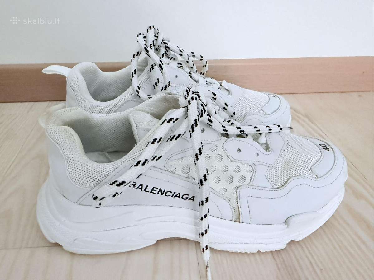 Balti Balenciaga sportiniai/laisvalaikio bateliai - nuotraukos Nr. 4