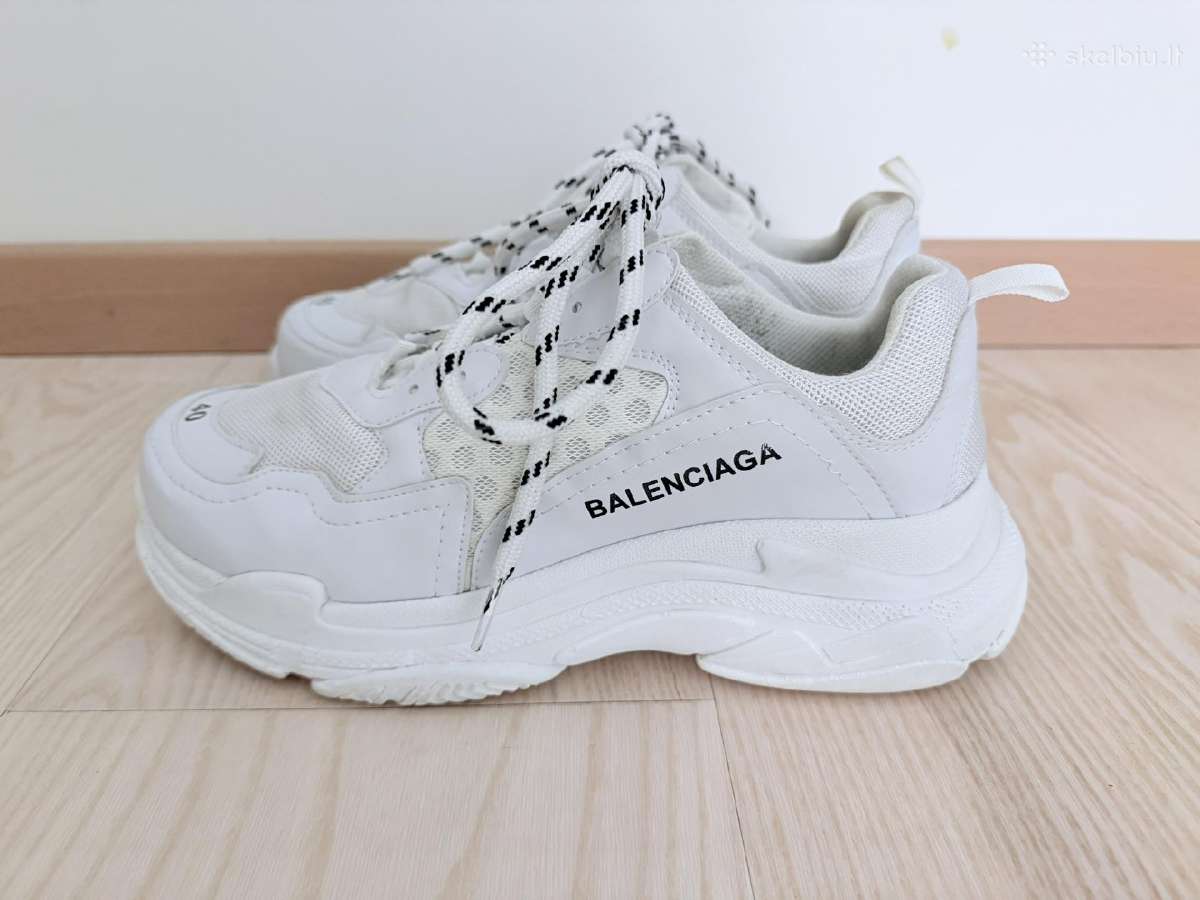 Balti Balenciaga sportiniai/laisvalaikio bateliai - nuotraukos Nr. 2
