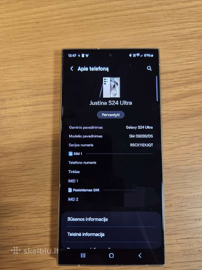 Samsung Galaxy S24 Ultra 512gb - nuotraukos Nr. 6