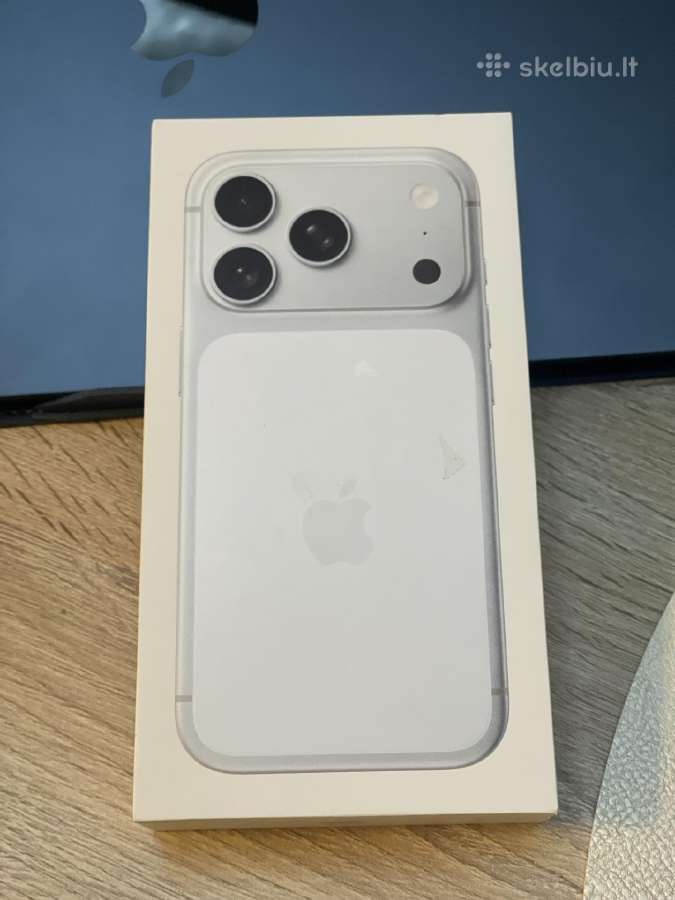Naujas iPhone 17 Pro, Silver, 256gb