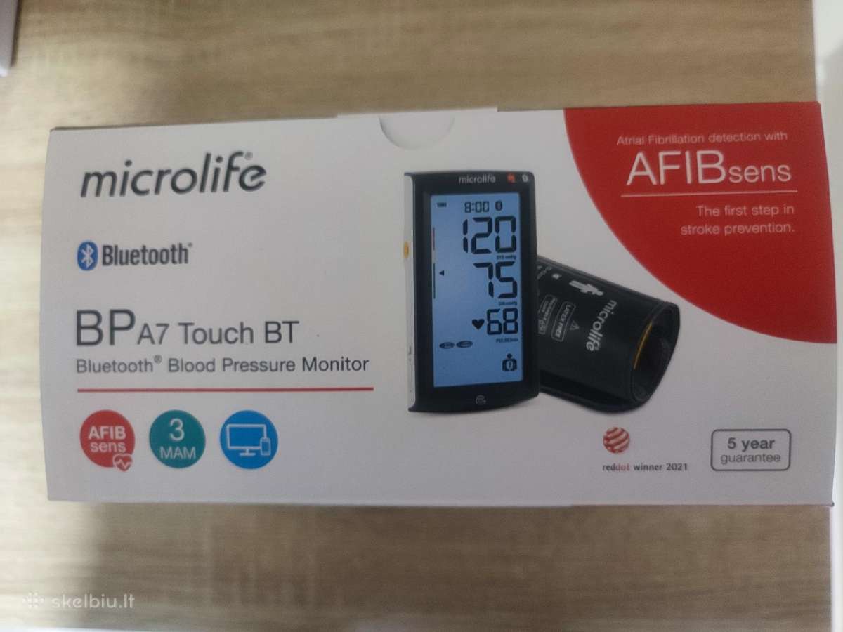 Microlife BP A7 Touch Bt kraujospūdžio matuoklis - nuotraukos Nr. 2