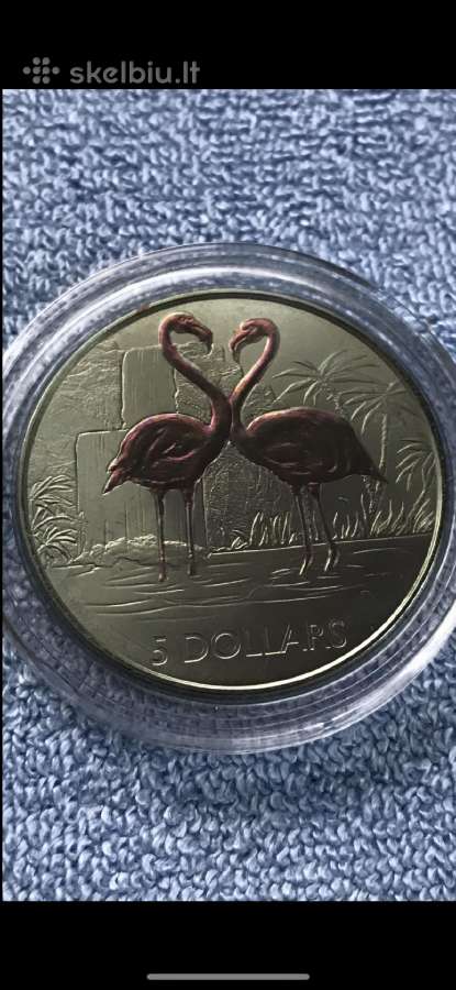 Moneta B.v.i. 2021m. 5 dollars, titanas