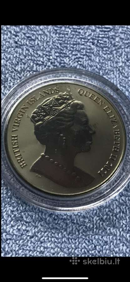 Moneta B.v.i. 2021m. 5 dollars, titanas - nuotraukos Nr. 2