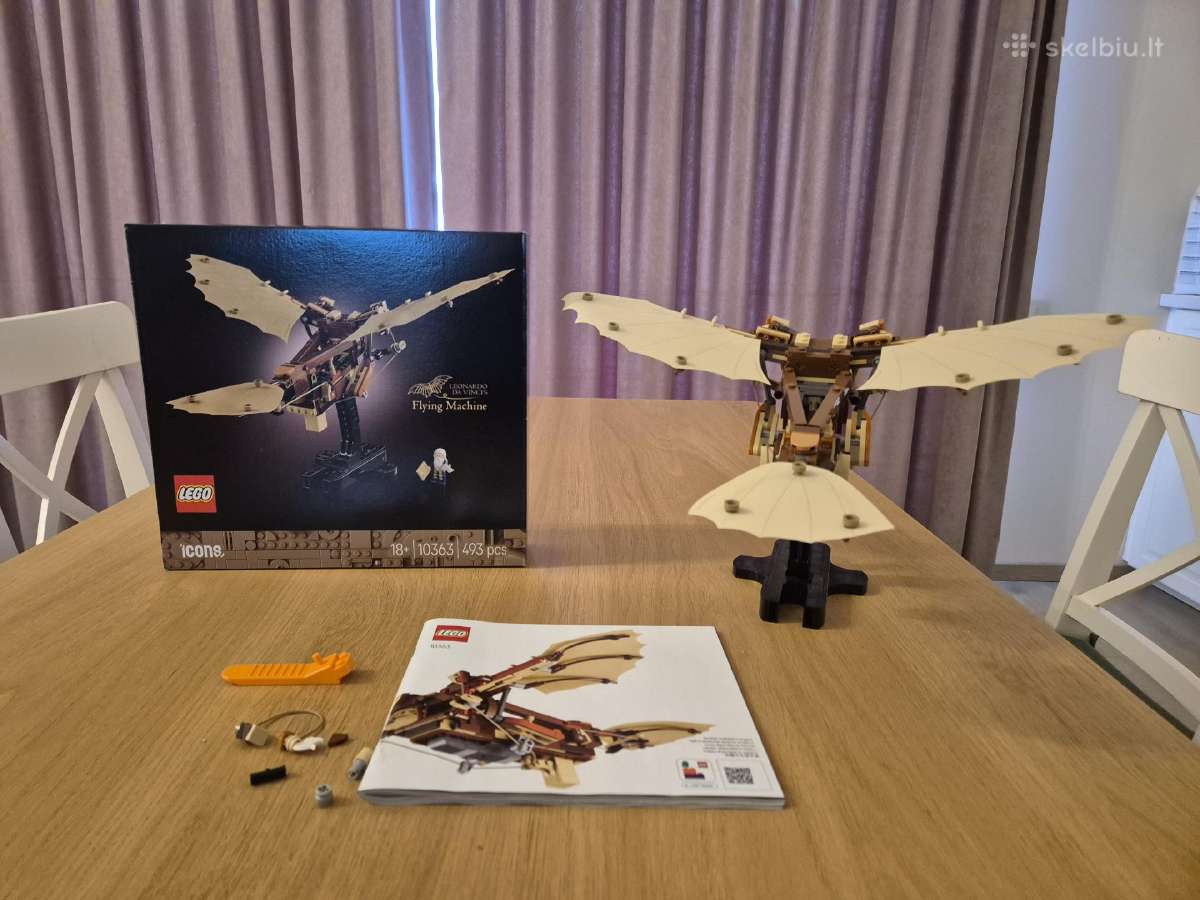 Lego 10363 Leonardo da Vinčio skraidyklė - nuotraukos Nr. 2