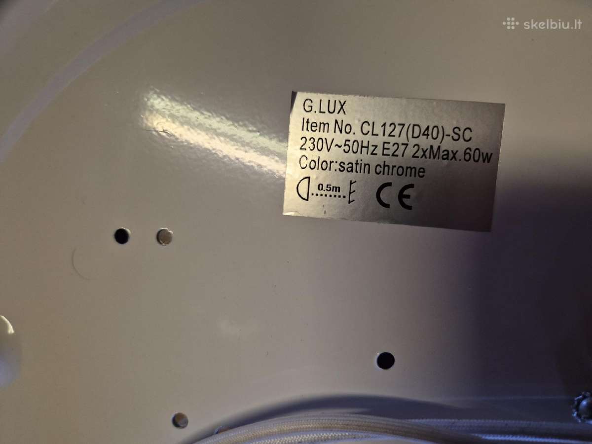 Nauji plafoniniai šviestuvai G.lux Cl127 (D40) - nuotraukos Nr. 3