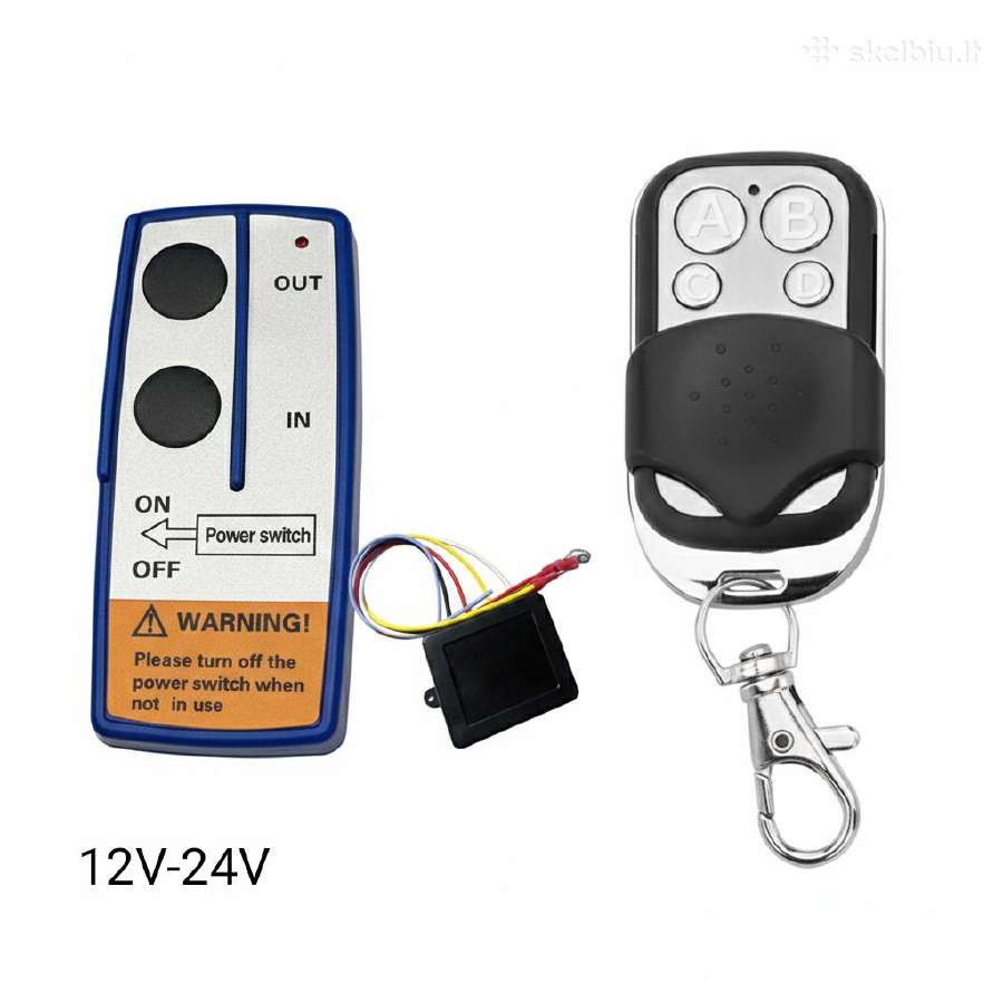 Elektrinės Gervės Valdymas 12v-24v