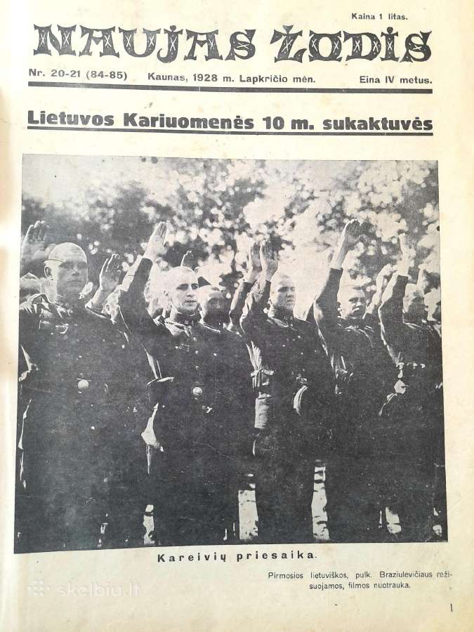 Žurnalas "Naujas Žodis" 1928m. - 1929m.