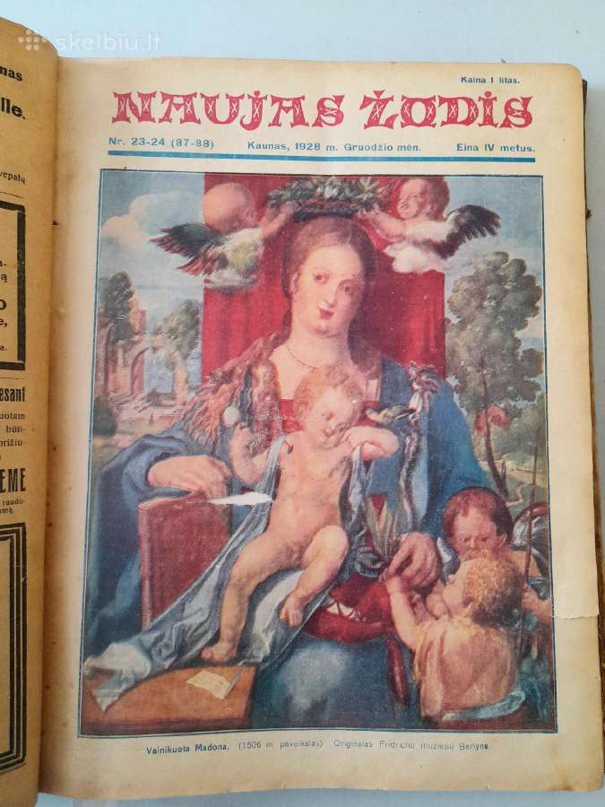 Žurnalas "Naujas Žodis" 1928m. - 1929m. - nuotraukos Nr. 8
