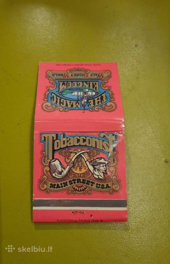 0.2. Degtukų dėžutė Magic Kingdom Tobacconist Shop - nuotraukos Nr. 3