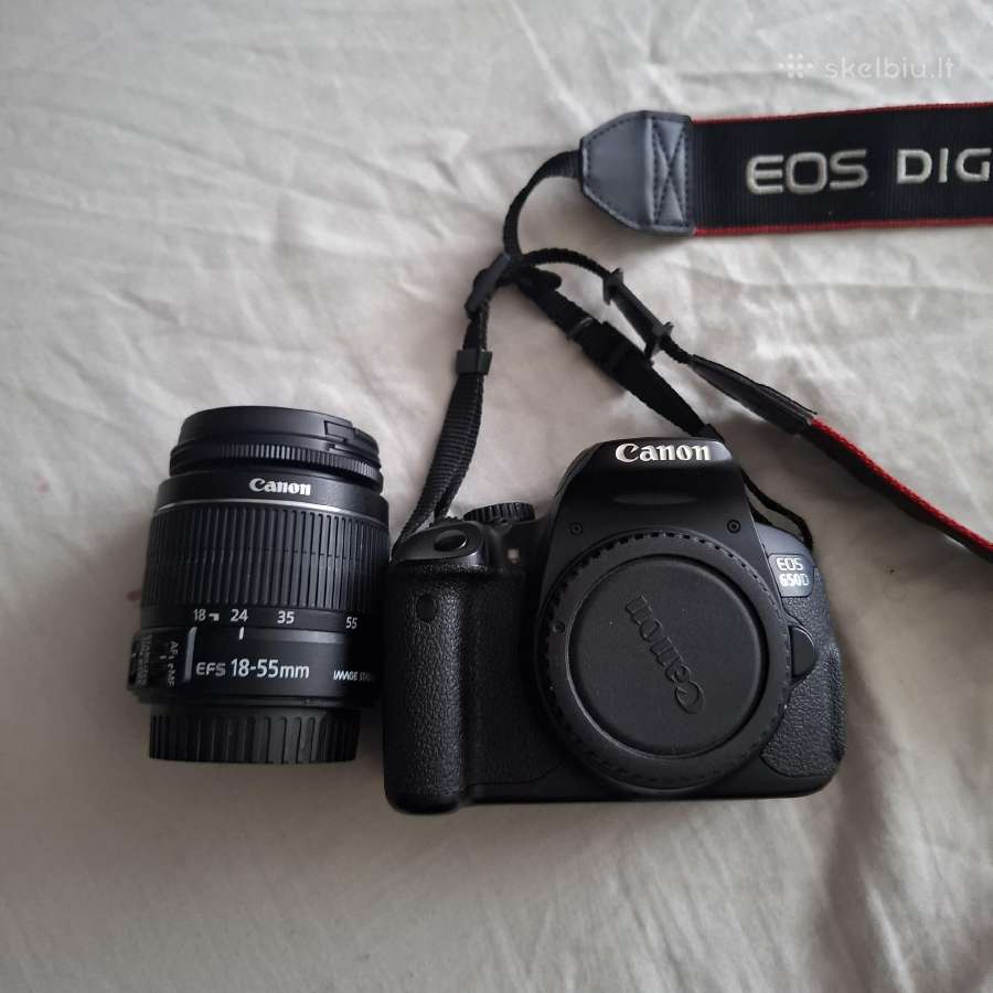 Canon EOS 650d + 18–55mm Is II – pilnas komplektas - nuotraukos Nr. 2