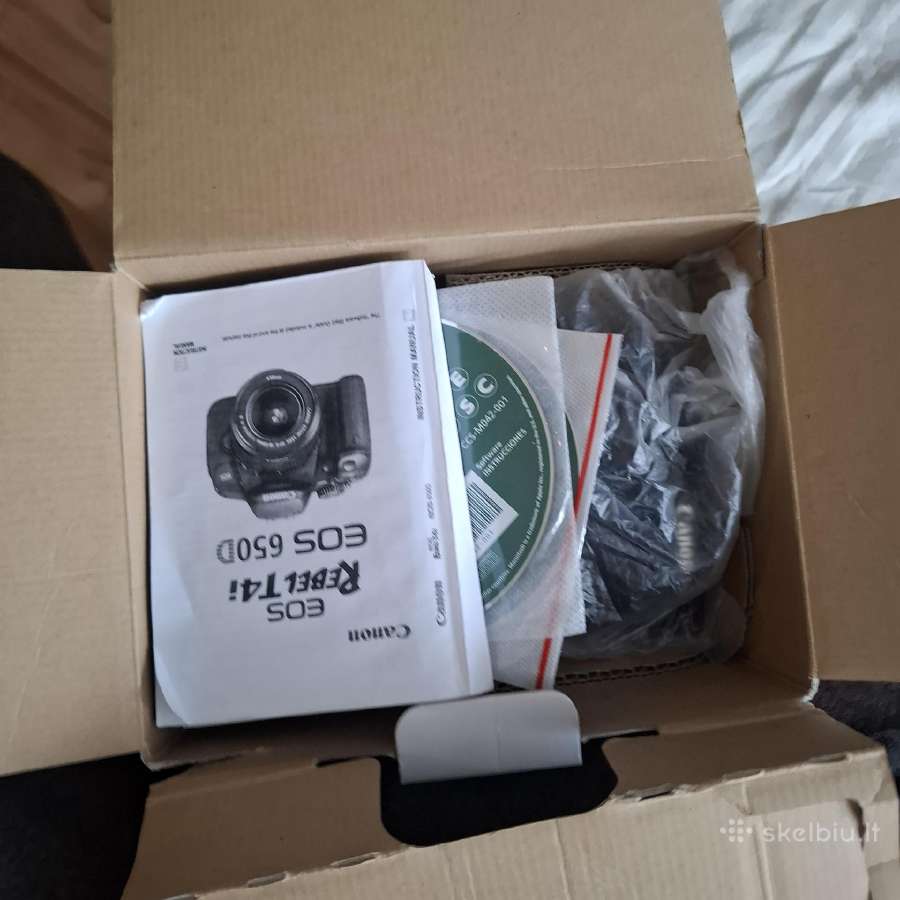 Canon EOS 650d + 18–55mm Is II – pilnas komplektas - nuotraukos Nr. 6