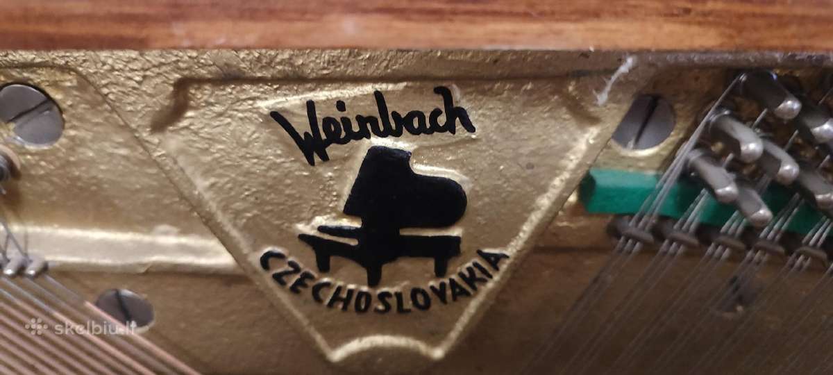 Parduodamas puikiai išlaikytas pianinas Weinbach - nuotraukos Nr. 2