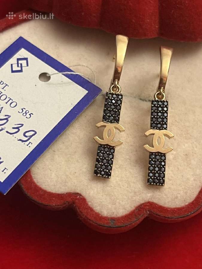 Prabangus auksinis Chanel žiedas su Swarovskiais - nuotraukos Nr. 13