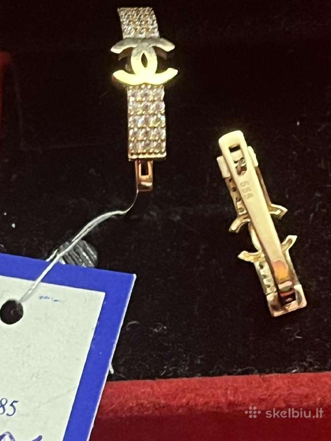 Prabangus auksinis Chanel žiedas su Swarovskiais - nuotraukos Nr. 24