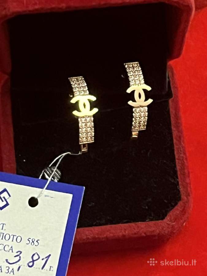 Prabangus auksinis Chanel žiedas su Swarovskiais - nuotraukos Nr. 26