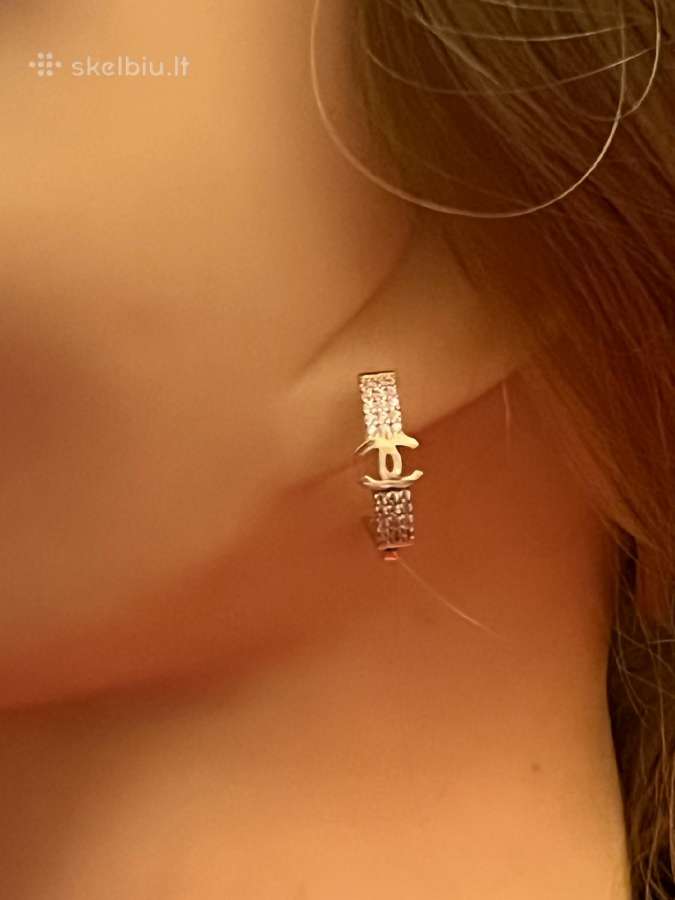 Prabangus auksinis Chanel žiedas su Swarovskiais - nuotraukos Nr. 28