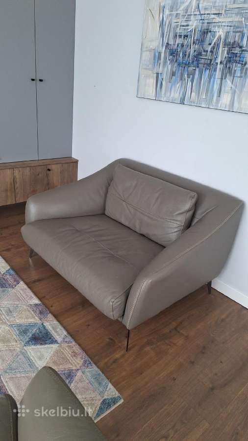 Natūralios odos sofa + fotelis Montana Ivo balda - nuotraukos Nr. 8