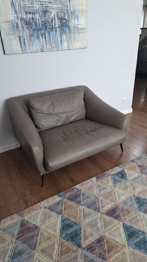 Natūralios odos sofa + fotelis Montana Ivo balda - nuotraukos Nr. 7