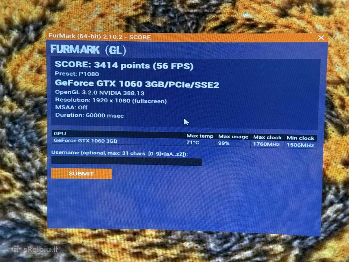 Micro-atx Pc (i7-6700,16 GB, 1060, 256 GB, 500w) - nuotraukos Nr. 16