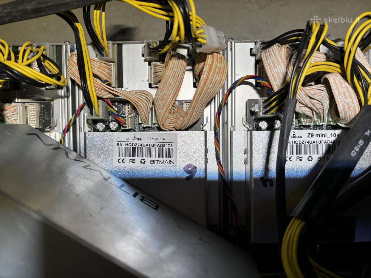 Kriptovaliutos kasimo įranga Antminer Z9mini - nuotraukos Nr. 3
