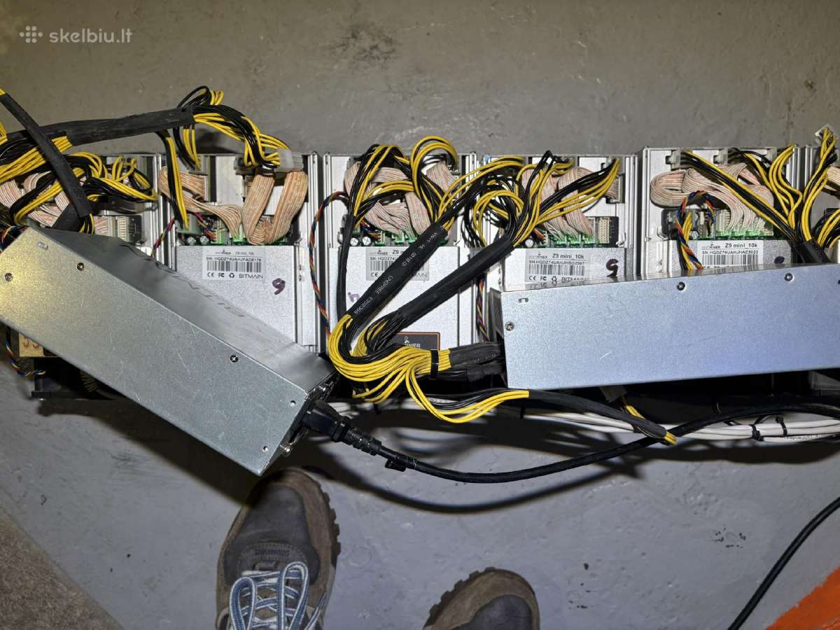 Kriptovaliutos kasimo įranga Antminer Z9mini - nuotraukos Nr. 4