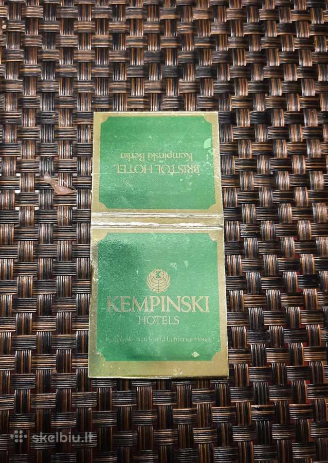 Degtukų dėžutė knygelė Bristol Hotel Kempinski - nuotraukos Nr. 4