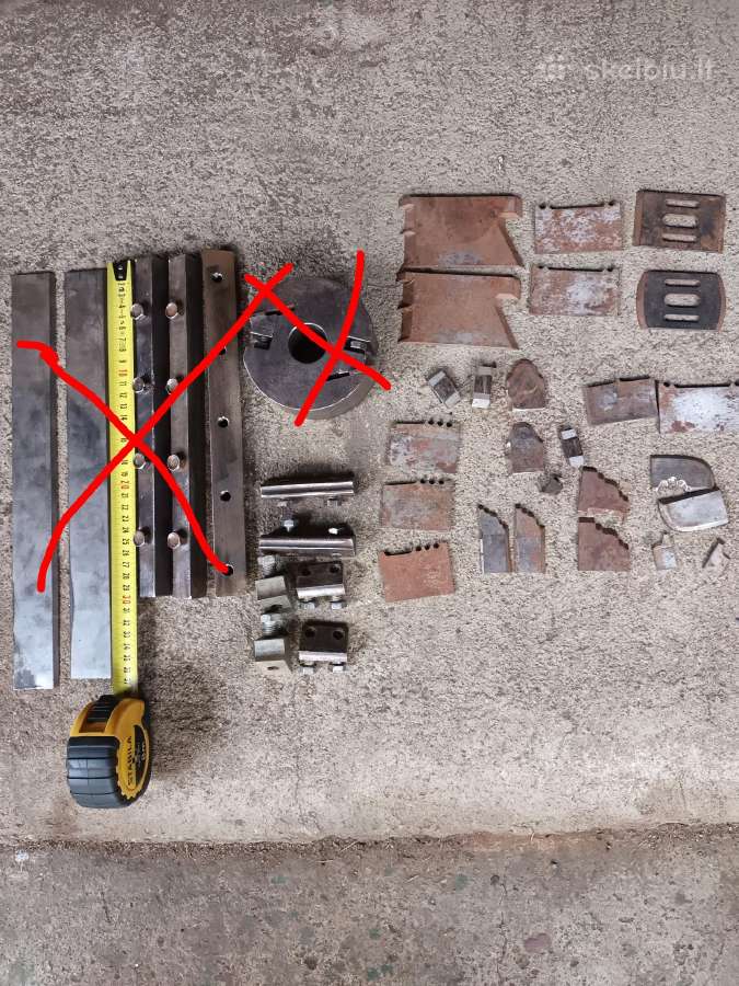 Medžio staklių detalės