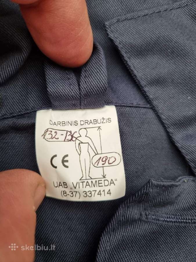 Xxxl darbo rūbai, kombinezonas - nuotraukos Nr. 4