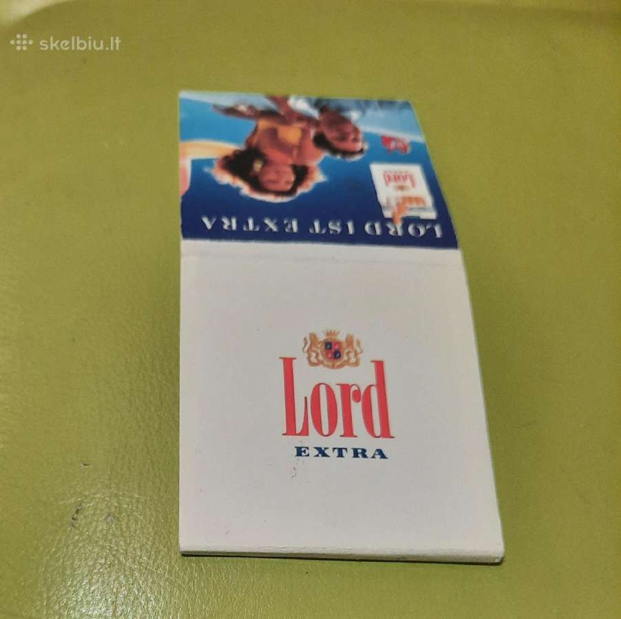 Rem. Degtukų dėžutė knygelė Lord Extra - nuotraukos Nr. 3