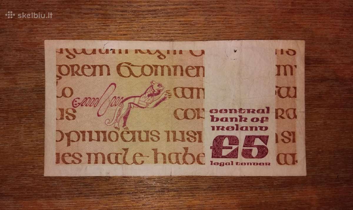 Airijos 5 £ banknotas - nuotraukos Nr. 2
