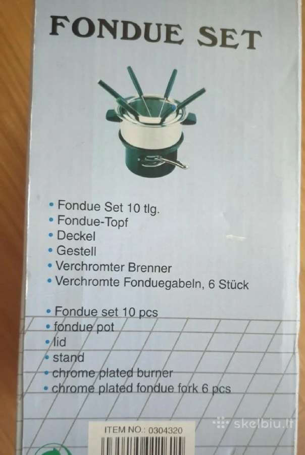 Fondue rinkinys - nuotraukos Nr. 2