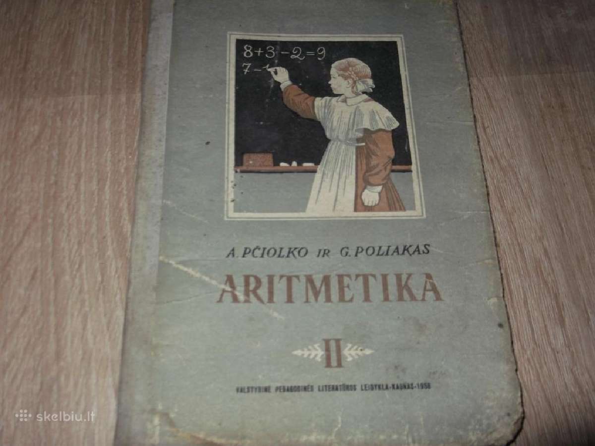 Antikvarinės pradinių klasių mokinio knygos - nuotraukos Nr. 13