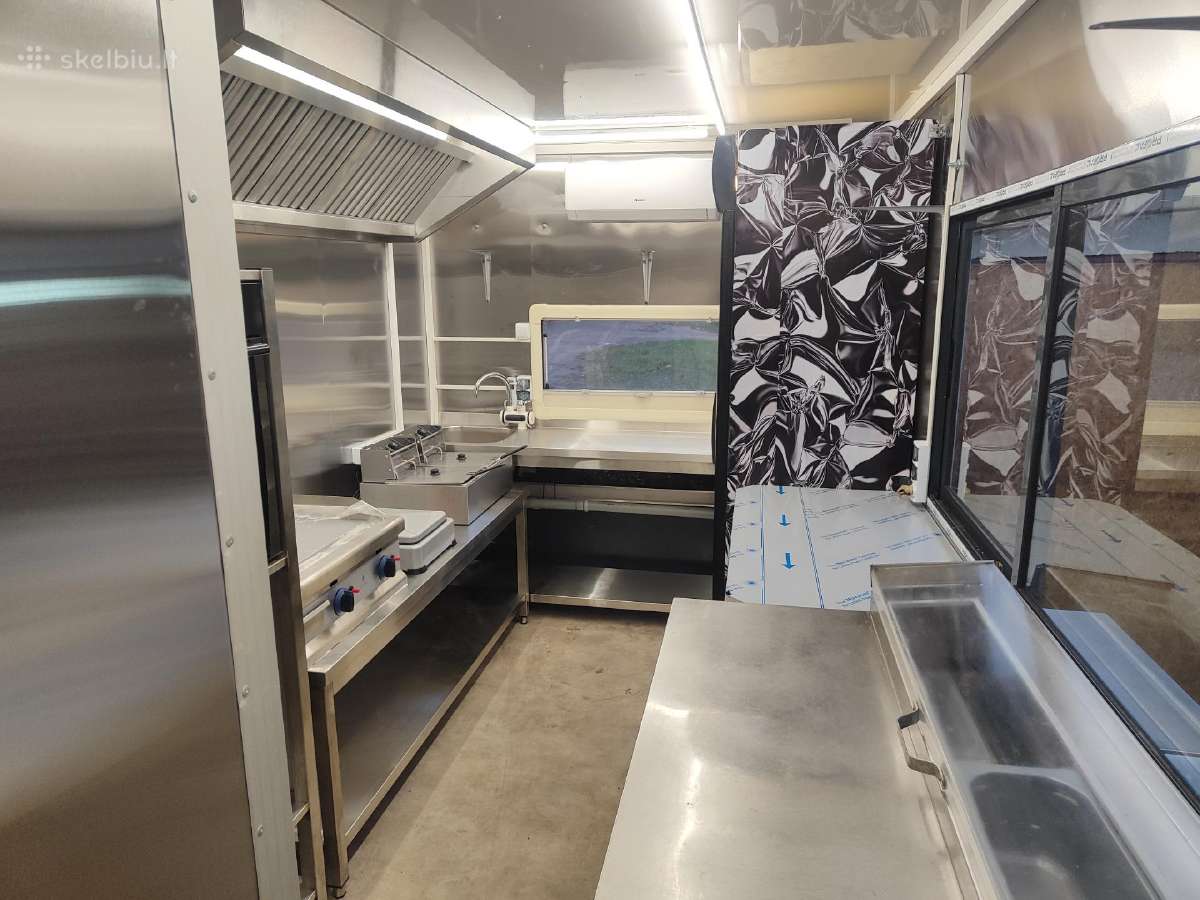 Maisto priekaba food truck maisto vagonelis