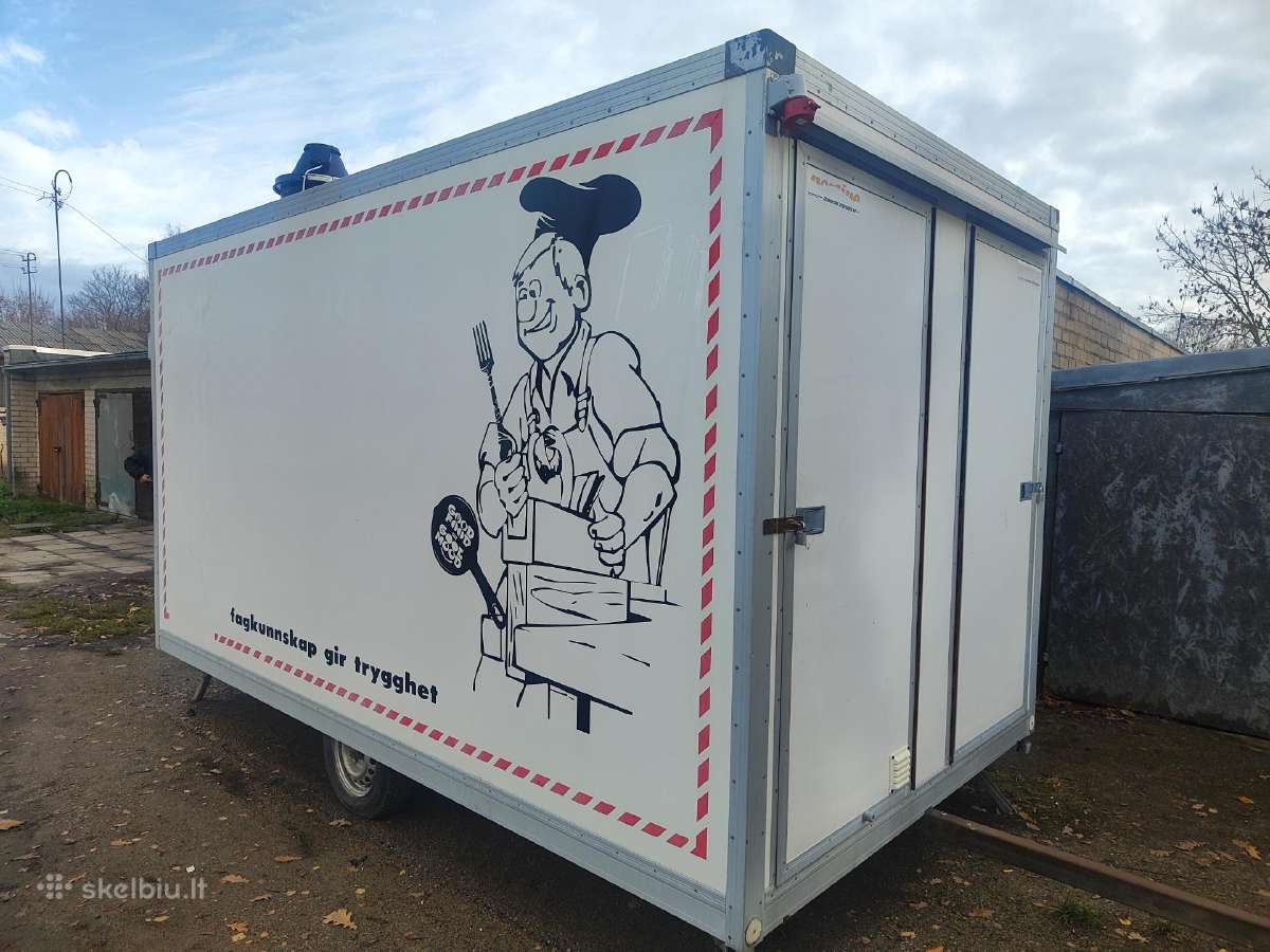 Maisto priekaba food truck maisto vagonelis - nuotraukos Nr. 8